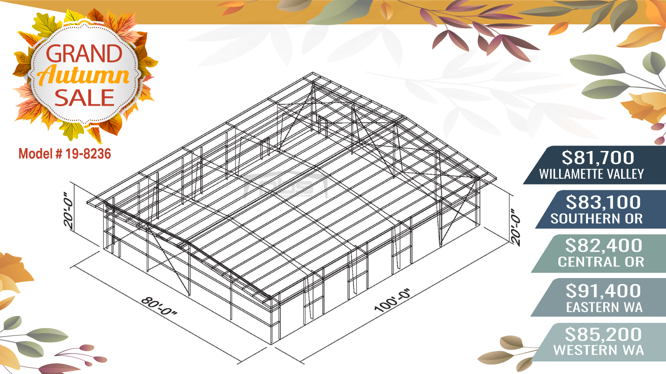 20-8236 Steel Building Steel Building Specials