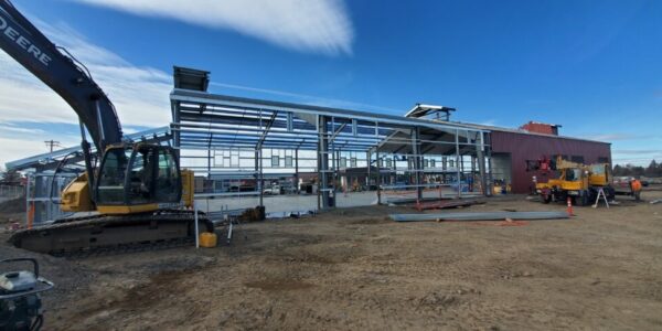 Pre-Engineered Metal Building in Construction - Exterior Photo
