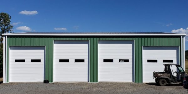 Equipment Storage Steel Building with Rollup Doors