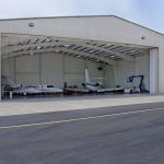 Metal Airplane Hangar in Bend, Oregon - Exterior Photo