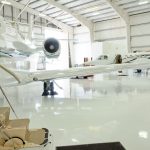 Steel Airplane Hangar in Bend, Oregon by Pacific Building Systems - Interior Photo