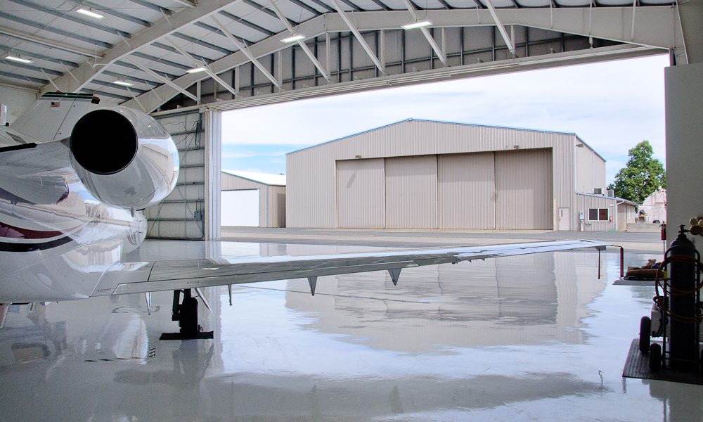Sunriver Airport Steel Airplane Hangar