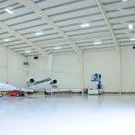 Steel Airplane Hangar Interior