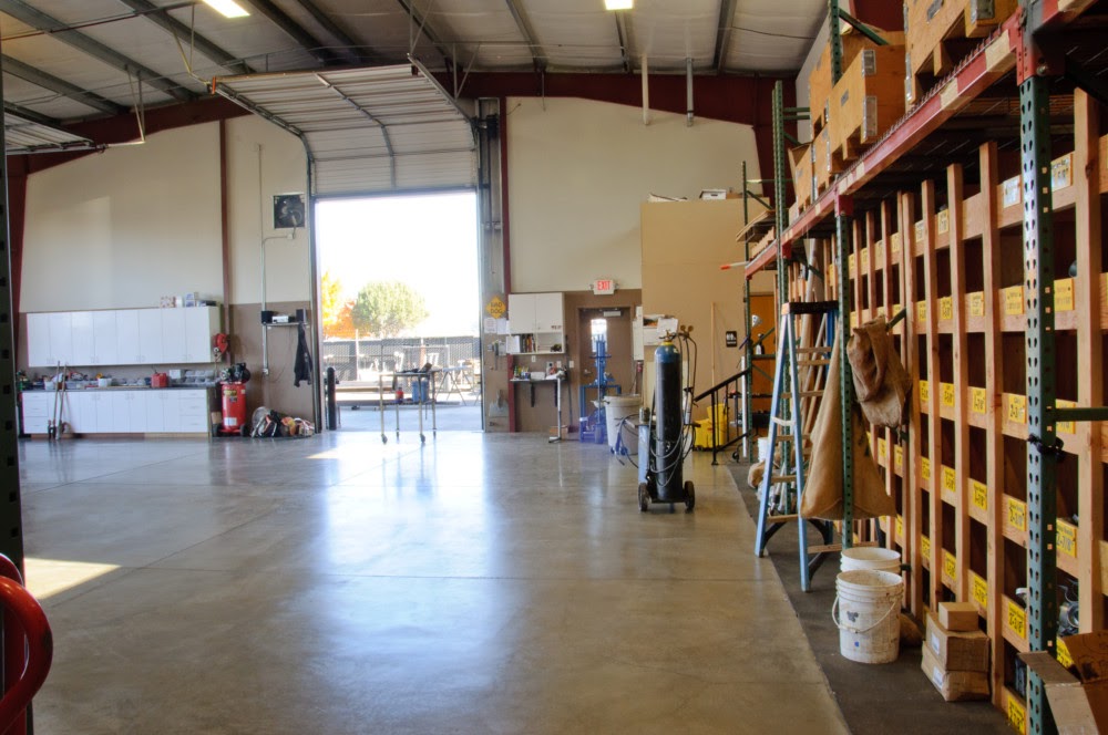 F&W Fence Steel Building Interior