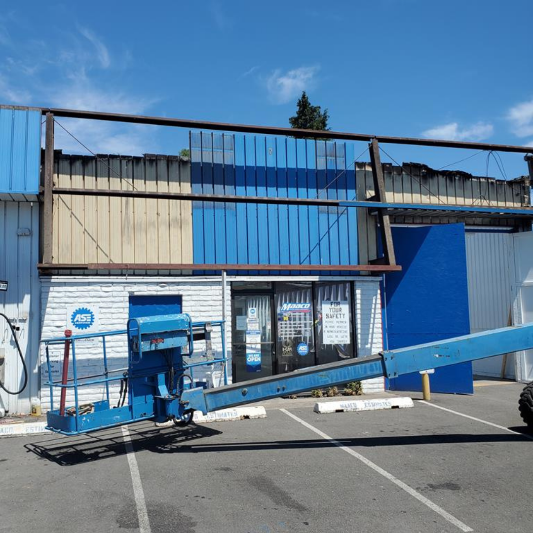 Maaco Auto Body Shop in Vancouver BEFORE Repairs